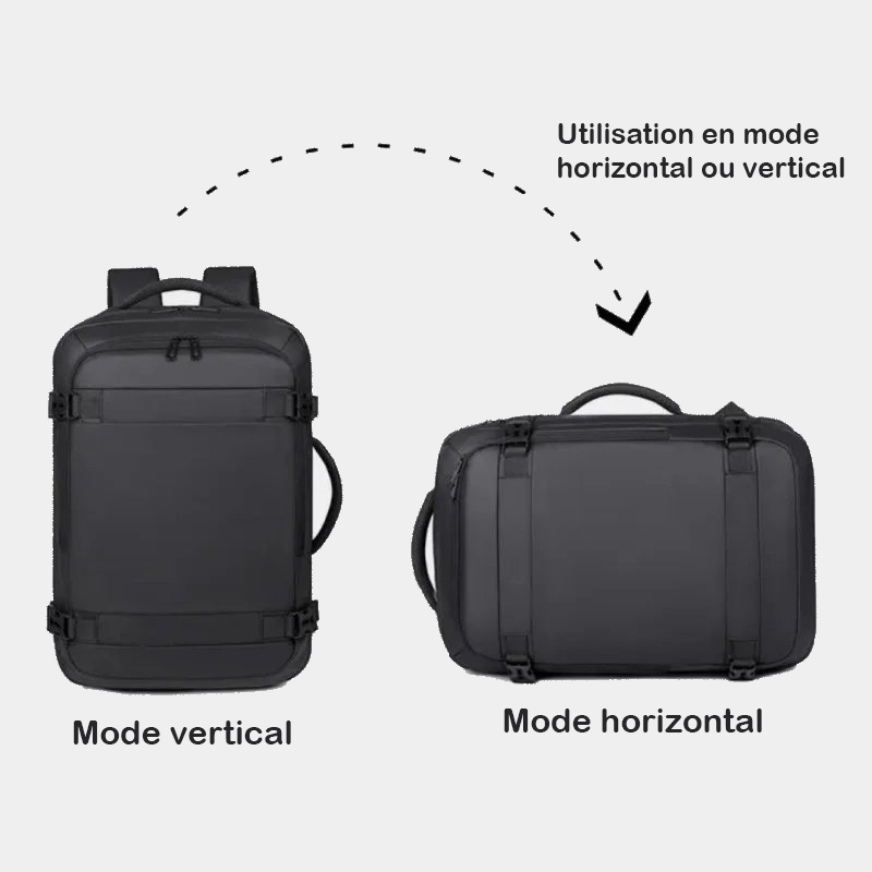 Sac à dos de voyage cabine extensible - Grande capacité 30L