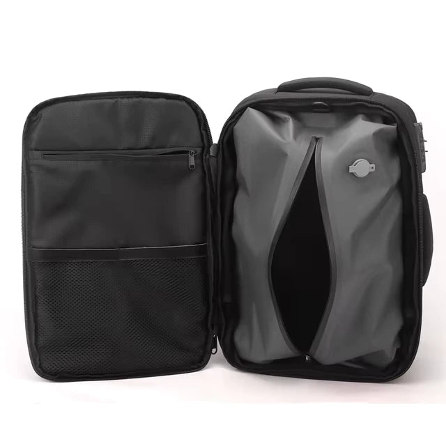 Sac à Dos de Voyage Compressible 36–55L – Compartiment Sous Vide